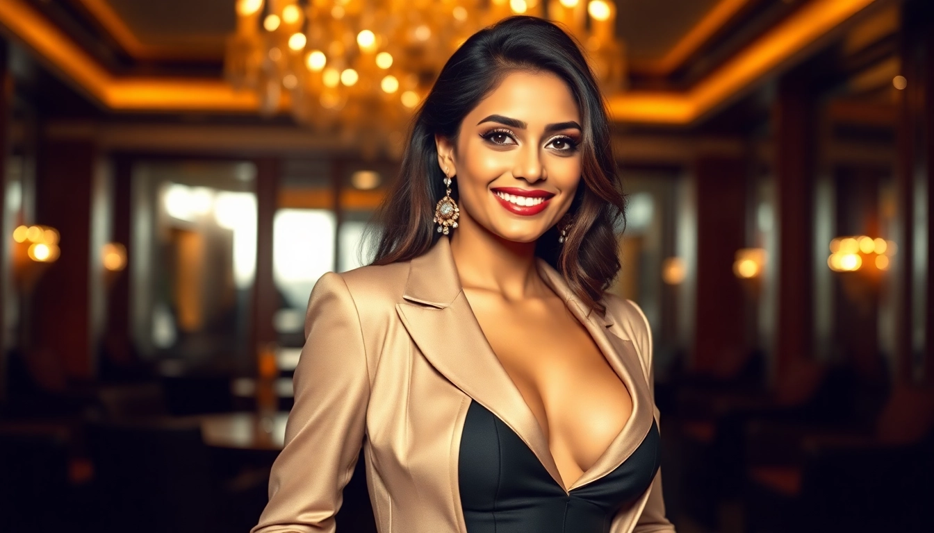 Professional Bangalore Escort Service showcasing a graceful woman in an elegant setting for sophisticated companionship.