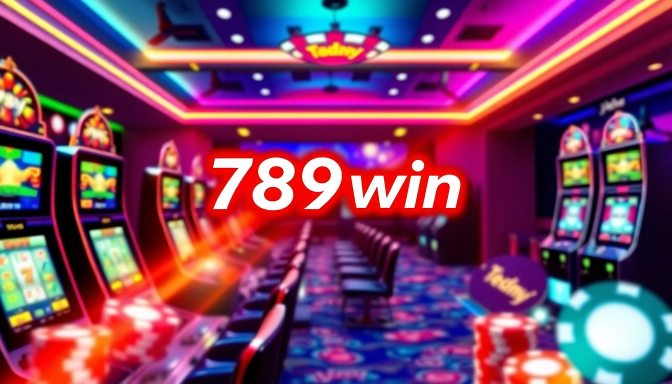 789win online casino featuring slot machines and gaming action for an engaging experience