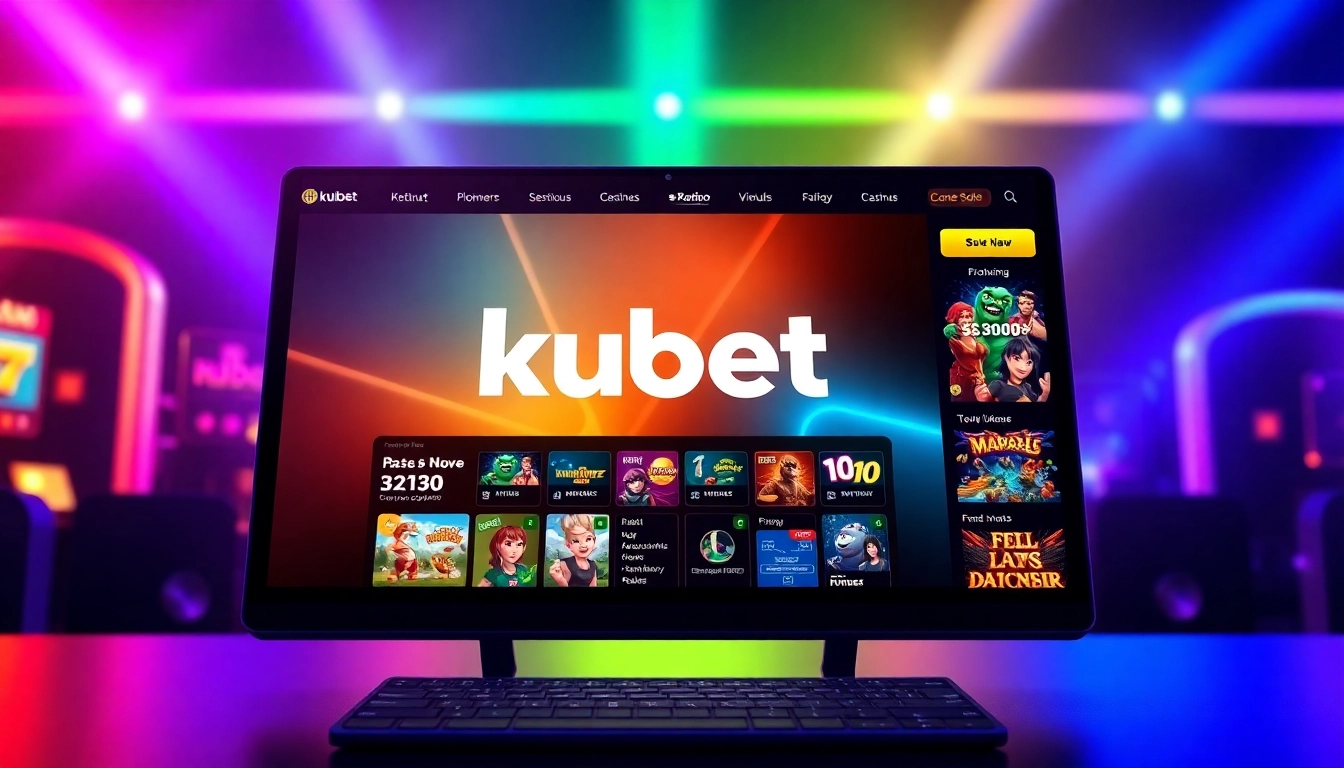 Kubet online casino platform showcasing engaging games and secure betting experience for users.