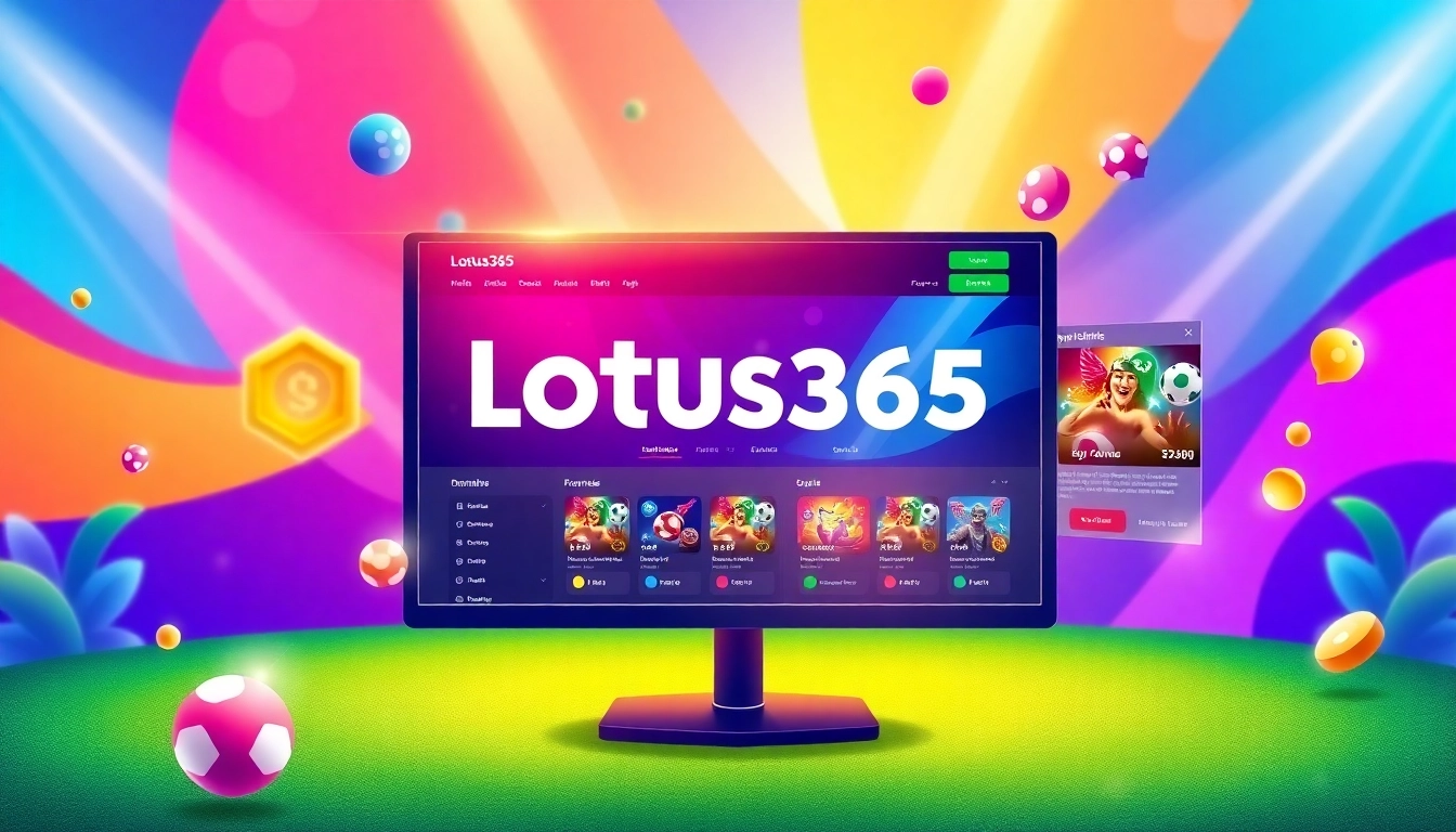 Lotus365 online betting platform showcasing live sports and gaming features in a user-friendly interface for Indian users
