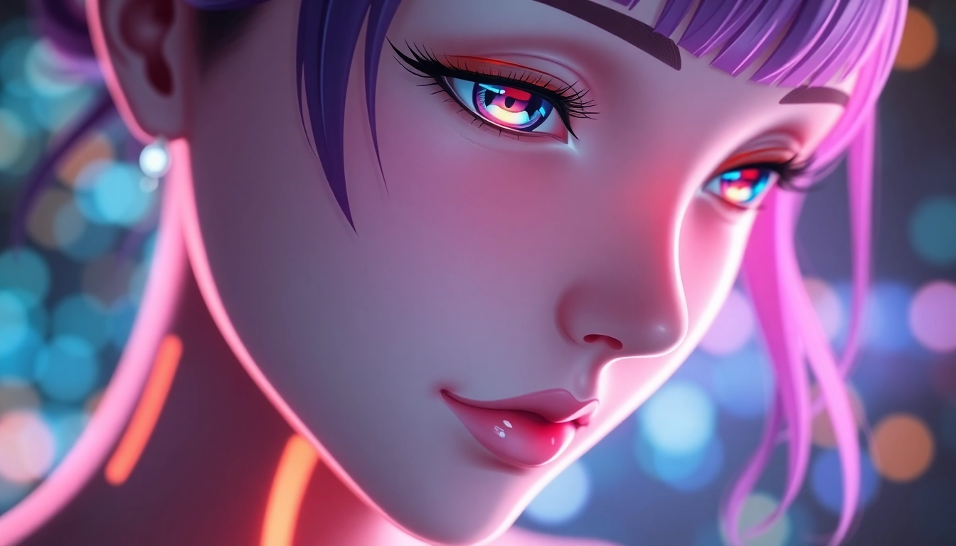 AI girlfriend character engaging in unfiltered NSFW chat, showcasing human-like realism and emotional depth for 2025 apps.