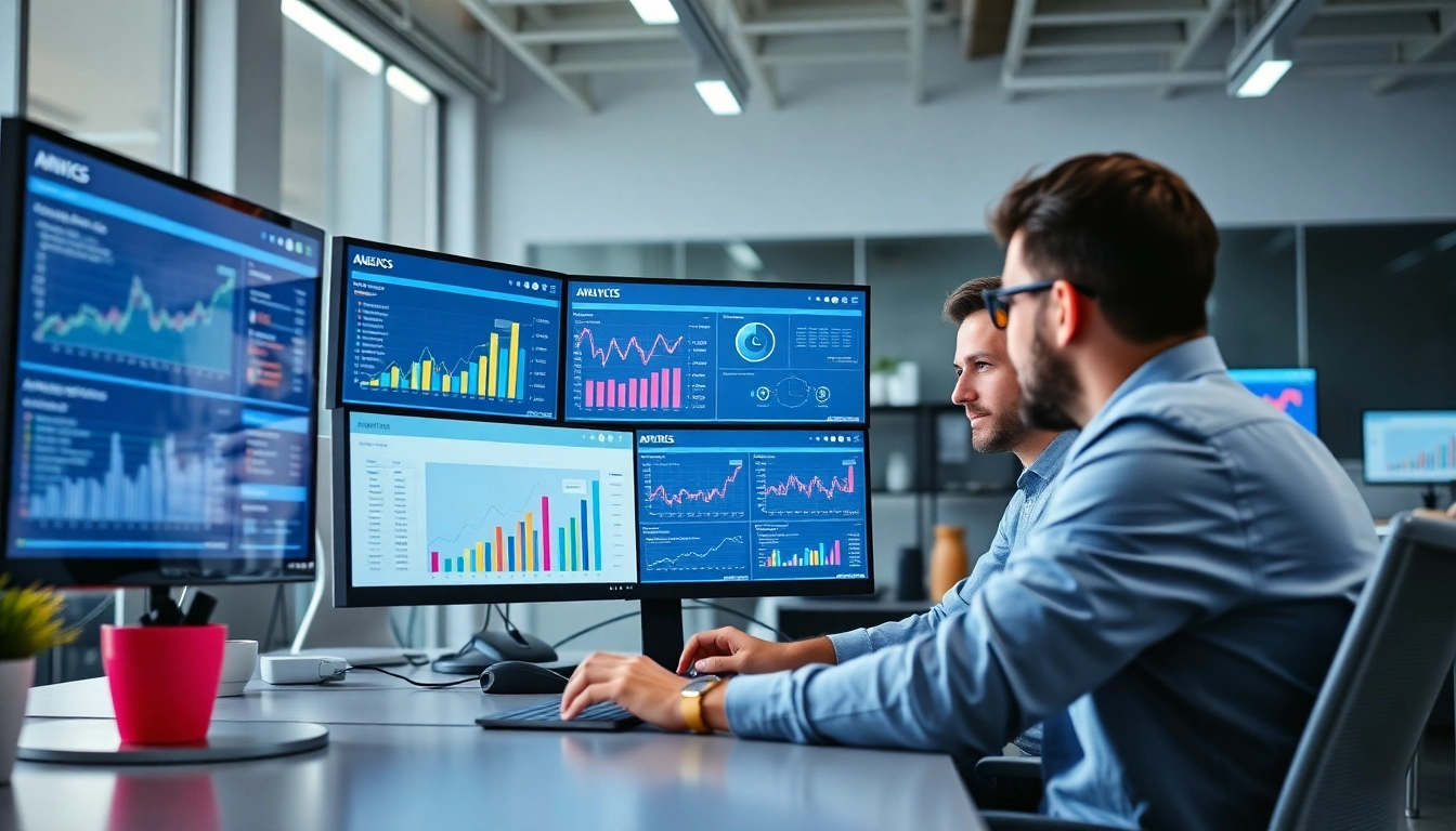 Results-driven team working on digital marketing and agencia de posicionamiento seo strategies